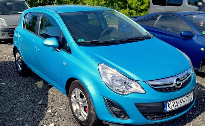 Opel Corsa cena 23999 przebieg: 168000, rok produkcji 2011 z Słomniki małe 92